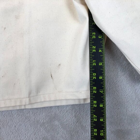 Dickies Mens Painter Shorts Size 38 White Canvas Utility Workwear Chino - Picture 4 of 12